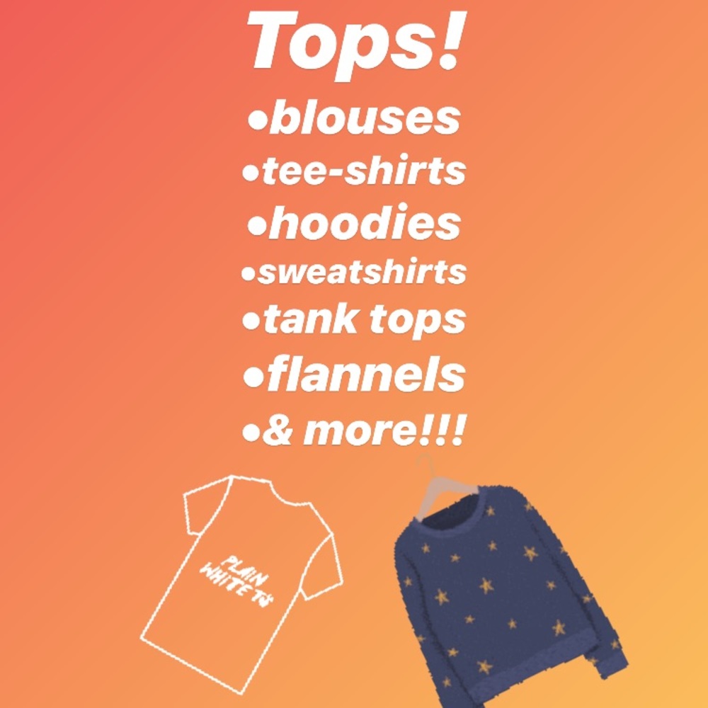 Women’s tops!